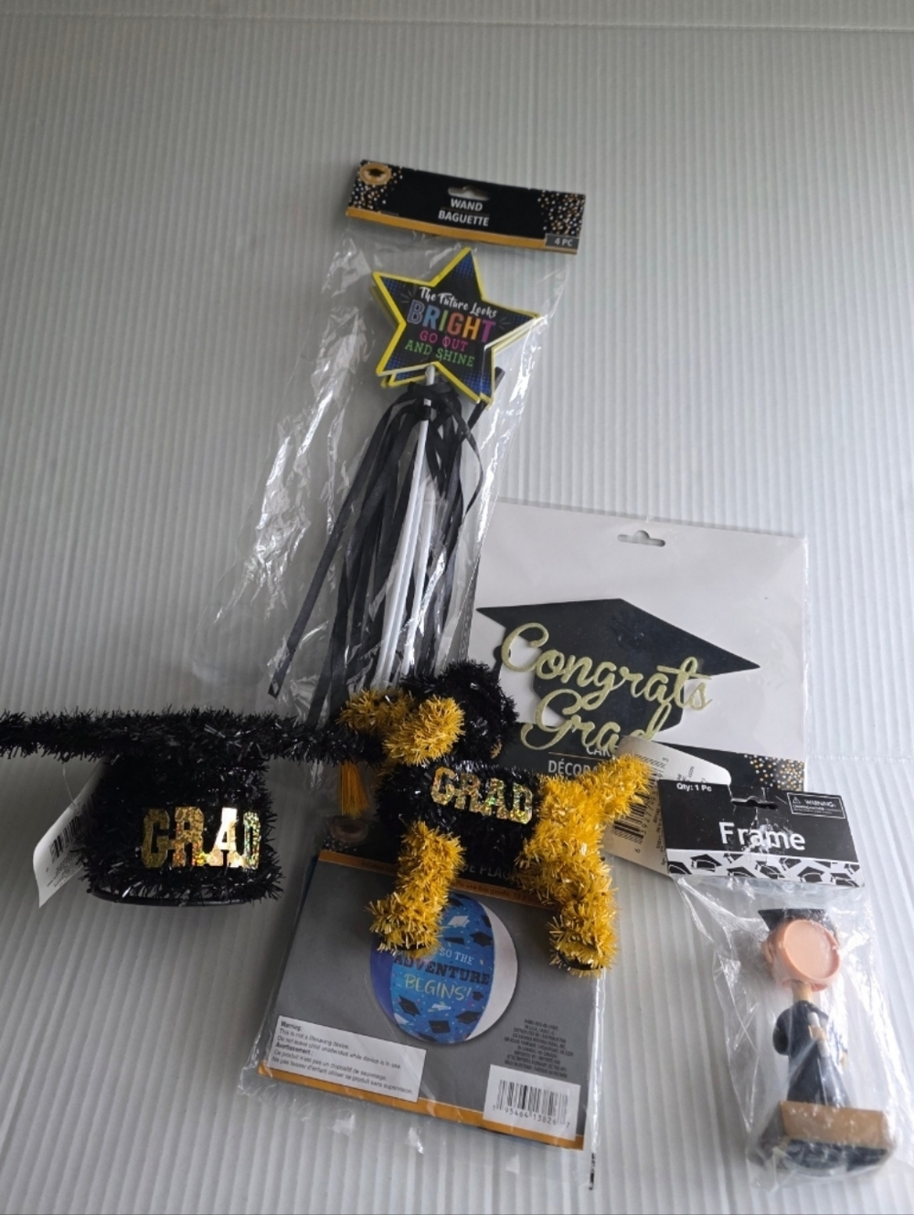 UPDATED! Added A Few More Items To Graduation 'Congrats Grad' Black & Gold